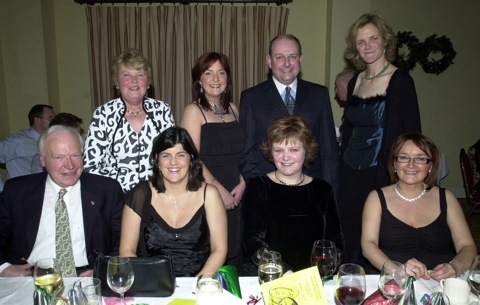 2005 dinner Dance PICTURED at the Ballinrobe GAA Club's Annual Dinner Dance in Lynch's Hotel Clonbur. Back row l-r: Kay Treacy, Michelle Howie, T.J.Quinn, Clare O'Neill. Front: Tom Treacy Snr, Elaine Treacy, Edel O'Neill, Assumpta Quinn.
Picture: Tommy Eibrand